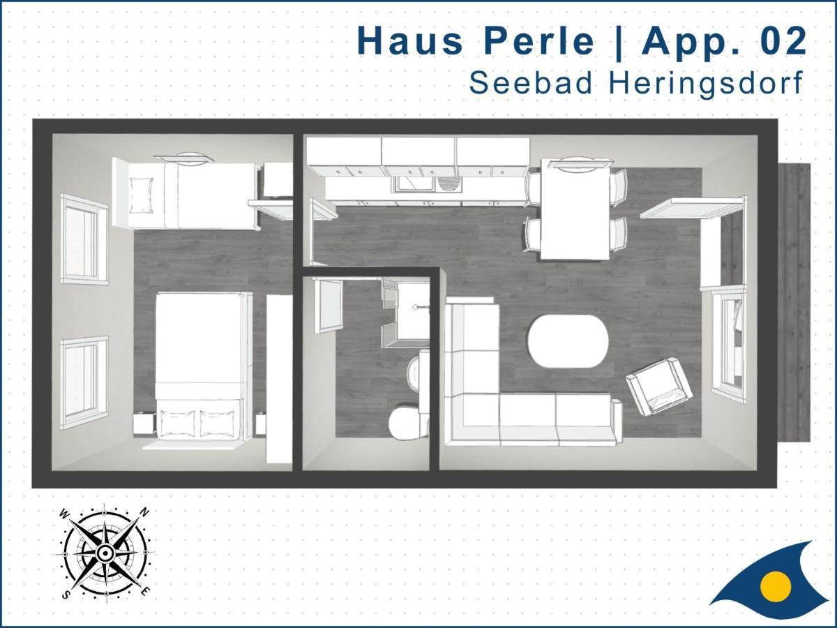 Апартаменты Haus Perle Whg 02 Херингсдорф Экстерьер фото